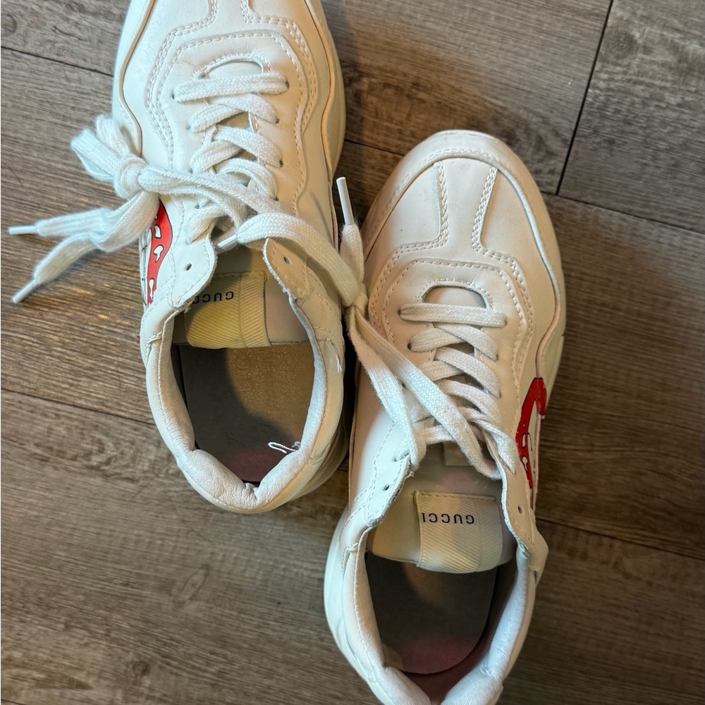 Women’s Gucci Rhyton Mouth Sneakers - Picture 3 of 3